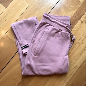 ALPHALETE - LIGHT PINK JOGGERS - S